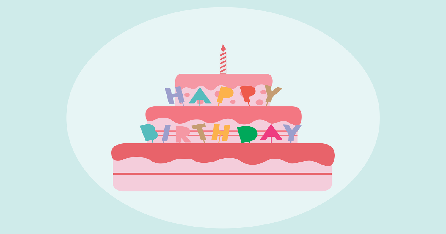 Birthday cake clip art.